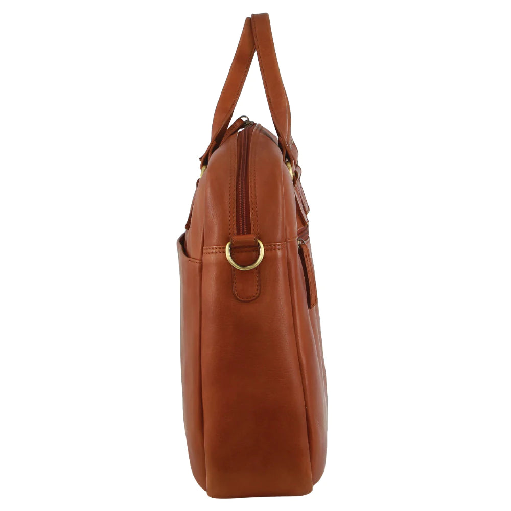 Pierre cardin rustic discount leather computer bag pc2807