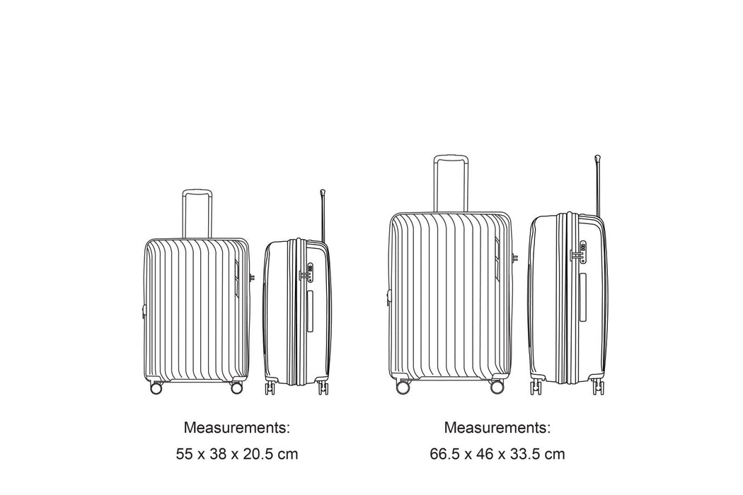 Qantas New York  Hardside 2 Piece Set  QF270SET