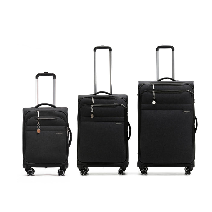 Qantas Adelaide Softside Trolley 3 Piece Set QF400SET