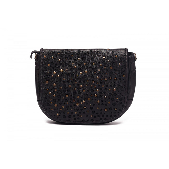 Oran Lainie Leather Laser Studded Bag  ORRH2517