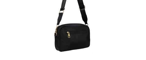 Pierre Cardin Nylon/Vegan Leather Crossbody Bag PC4115