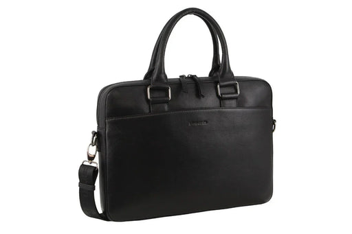 Pierre Cardin Multi-Compartment Leather Computer Bag PC3817