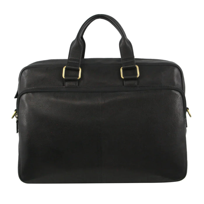 Pierre Cardin Multi-Compartment Leather Computer Bag PC3811