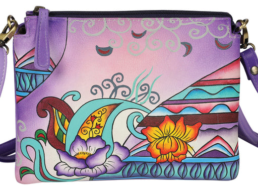 Modapelle Hand Painted Leather Crossbody Bag 3237