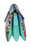 Modapelle Hand Painted Leather Crossbody Bag 3237