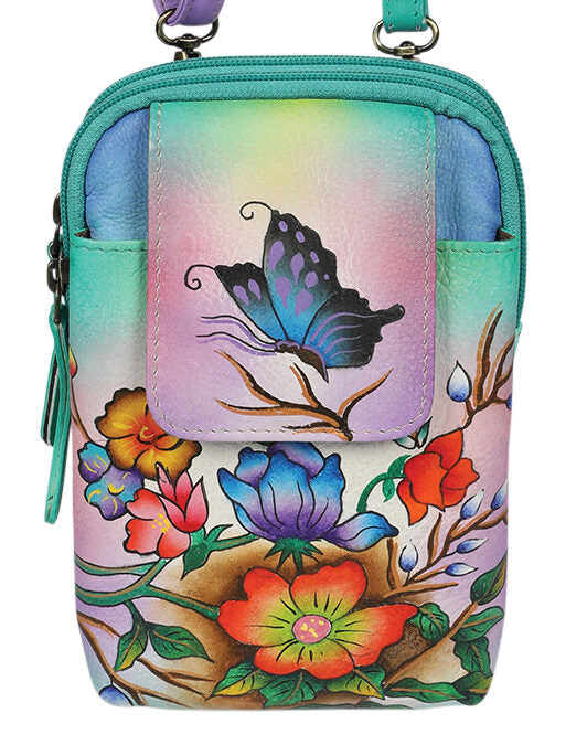Modapelle Hand Painted Leather Crossbody Bag 3236