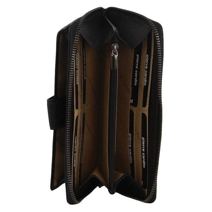Pierre Cardin Leather Zip around Wallet PC3745