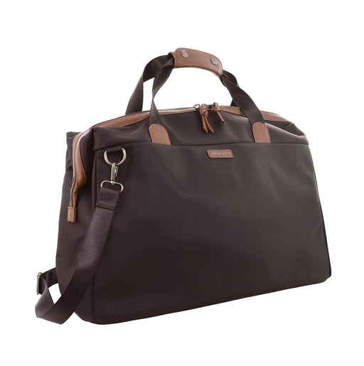 Pierre Cardin 2 Tone Nylon/Vegan Leather Euro Overnight Bag PC4108