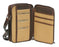 Modapelle Vintage Leather Organiser Crossbody Bag UL3954