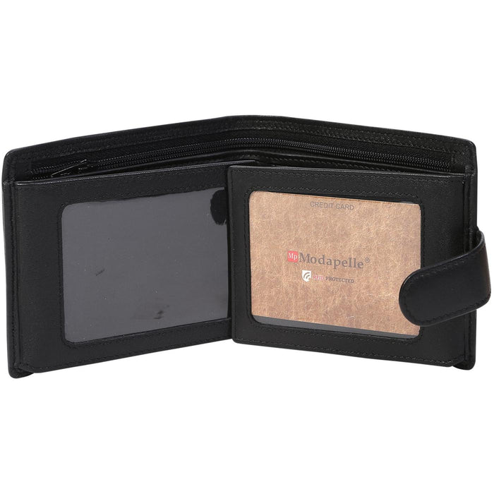 Modapelle Men's Leather Multifold Wallet 5015