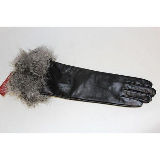 Dents Fur Trimmed Leather Gloves