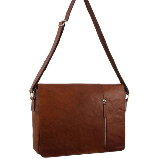Pierre Cardin Rustic Leather Computer/Messenger Bag PC2798