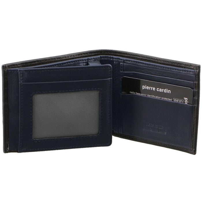 Pierre Cardin Italian Leather Mens Two Tone Bi Fold Wallet PC2632
