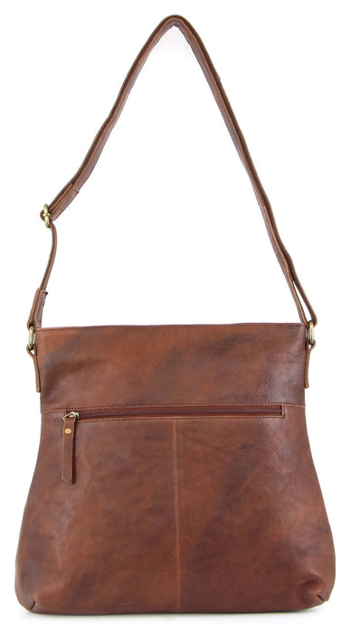 Pierre Cardin Italian Rustic Leather Hobo Handbag PC3113
