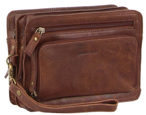 Pierre Cardin Rustic Leather Organizer Bag PC3133