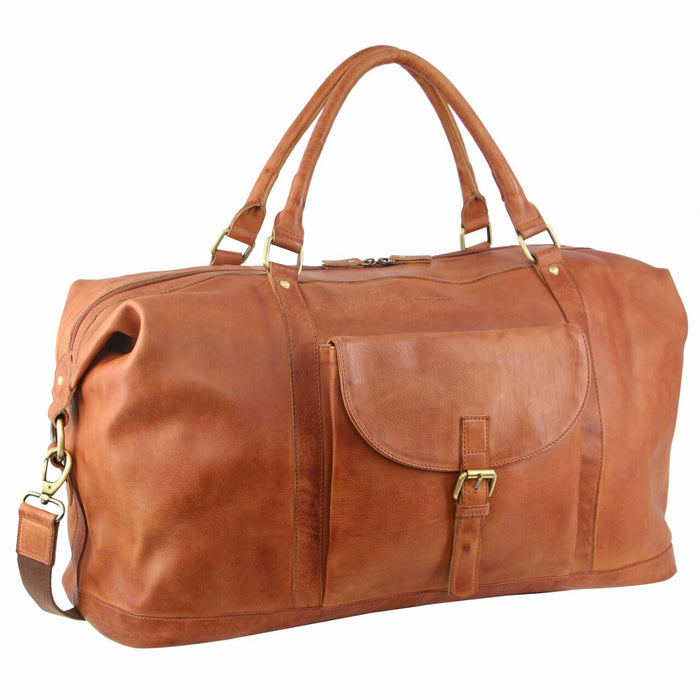Pierre Cardin Rustic Leather Overnight Bag PC3134