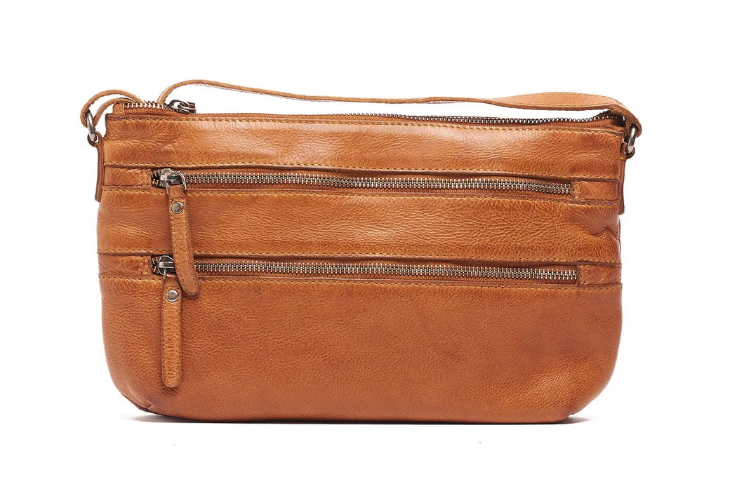 Oran Hazel Leather Zip Sling Bag RH1232