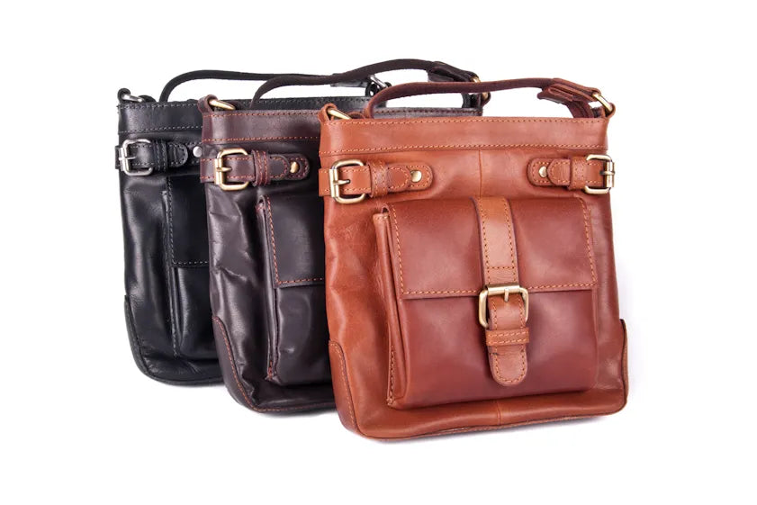 Oran Shari Vintage Leather Crossbody Bag RH2611
