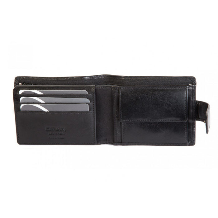 Oran Saffron Men's Leather RFID Wallet BK98