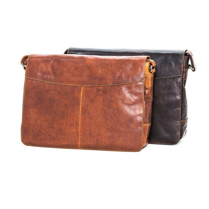 Oran Ottawa Soft Leather Messenger /Satchel Bag RH7001