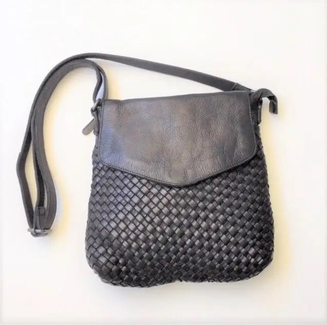 Oran Woven Leather Crossbody Bag  ORRH3035