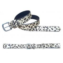 Oran Leopard Leather Belt OR131131